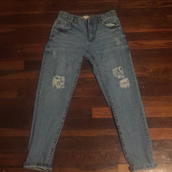 Forever 21 Other - Distressed Girls Mom Jeans